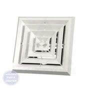 AirTec MV4 Plastic Ceiling Diffuser - Main view showing 4-way design for L88-911 models