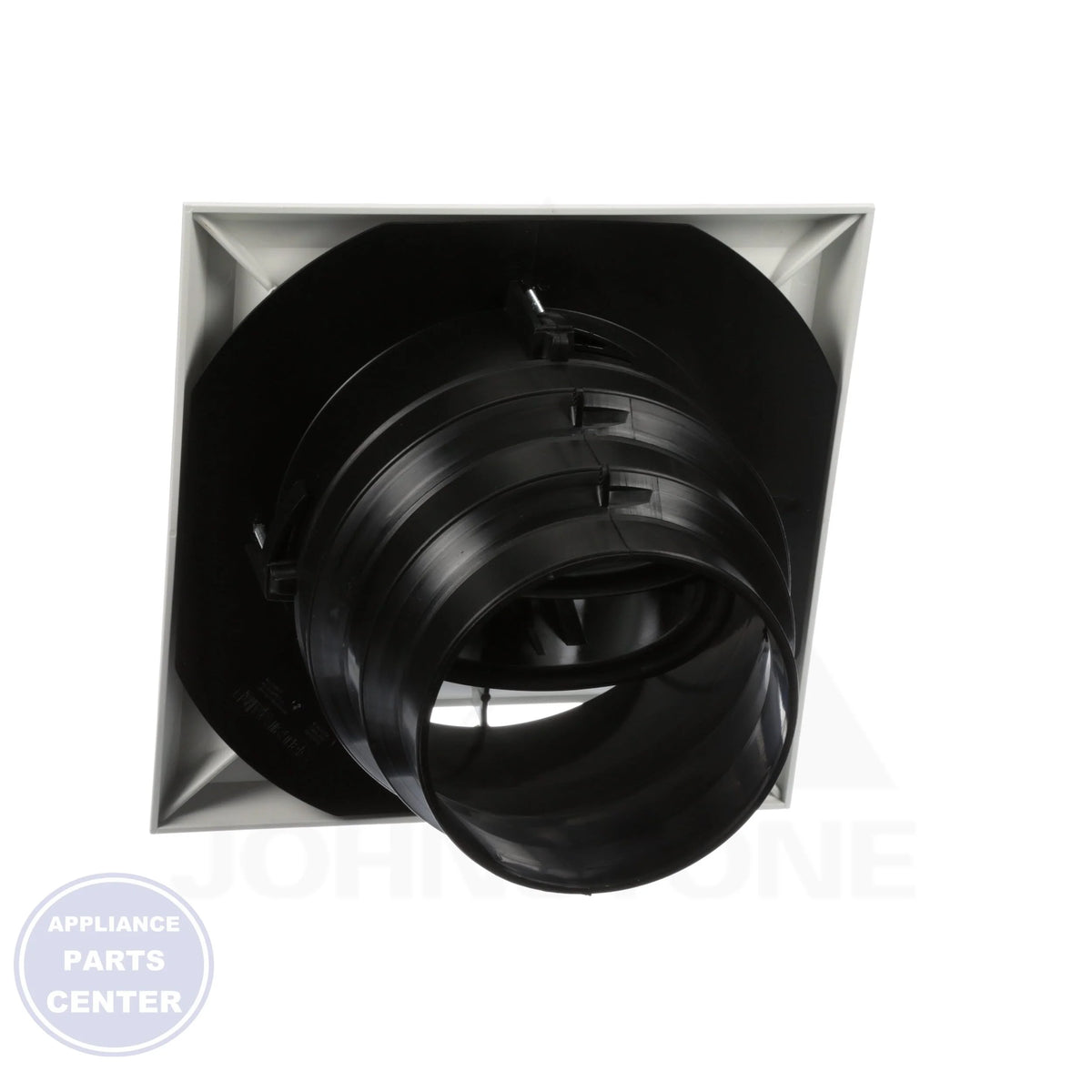 Plastic Ceiling Diffuser MV4 - Side view with 8" x 8" dimensions