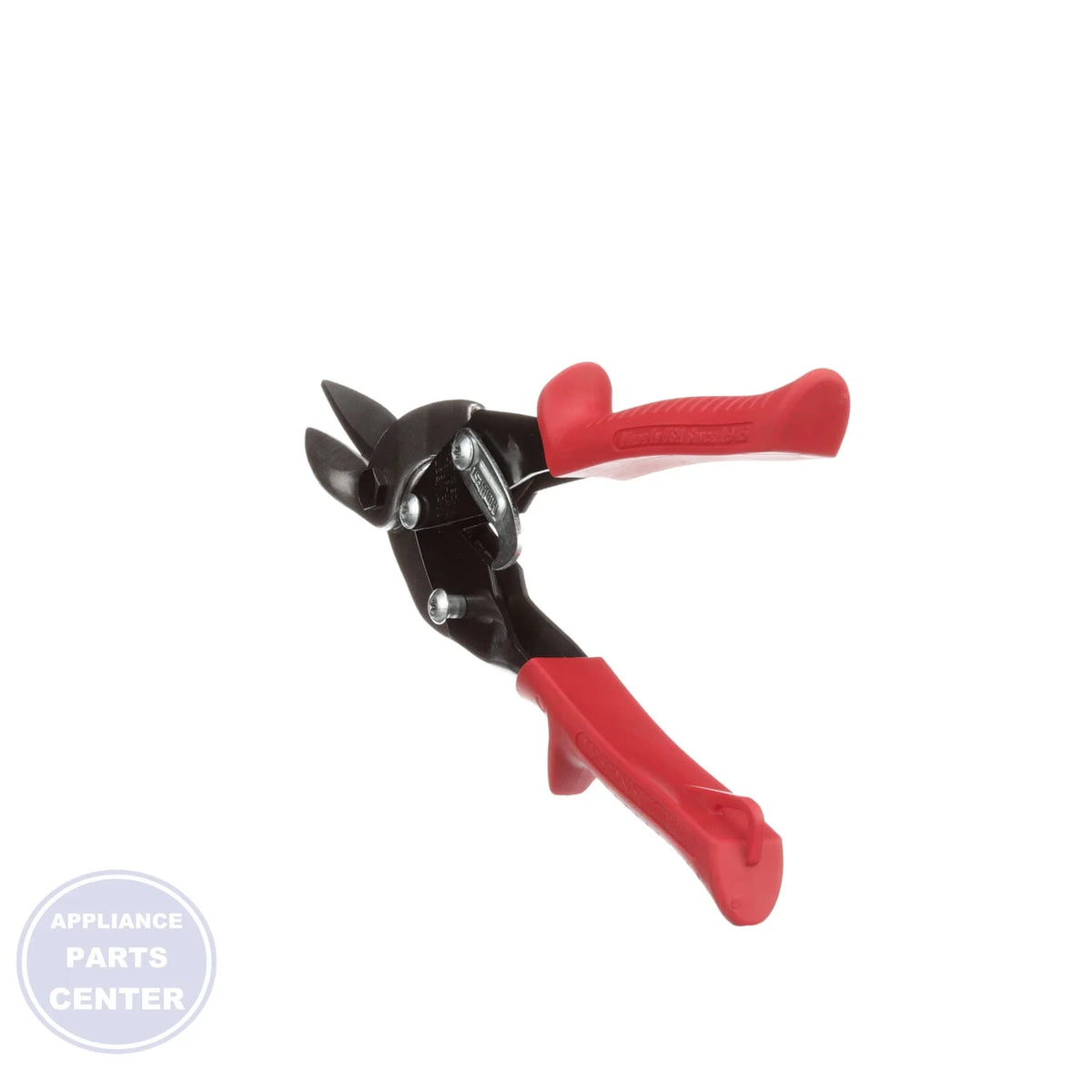Aviation Snips MWT-6716L - Detailed view of forged steel blades and 18 gauge capacity