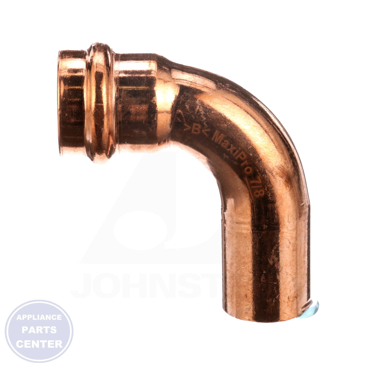 ZOOMLOCK® MAX Press-to-Connect Refrigerant Fitting MZK-90SE14-HNBR - Side view with 7/8" measurements
