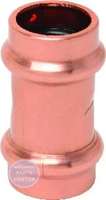 ZOOMLOCK® MAX Press-to-Connect Refrigerant Fitting MZK-C10-HNBR - Main view showing secure connection for HVACR systems