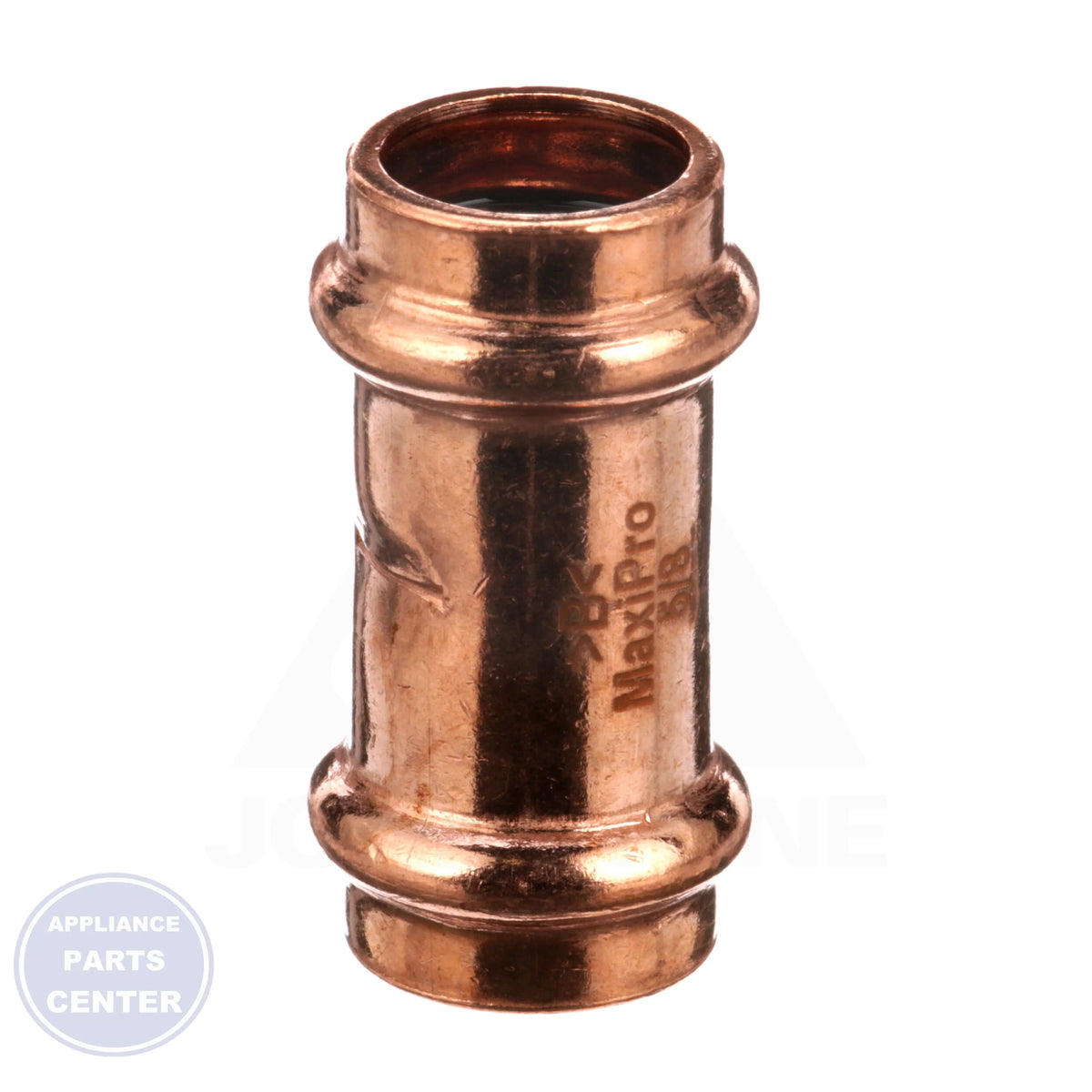 ZOOMLOCK® MAX Press-to-Connect Refrigerant Fitting MZK-C10-HNBR - Side view with 5/8" coupling