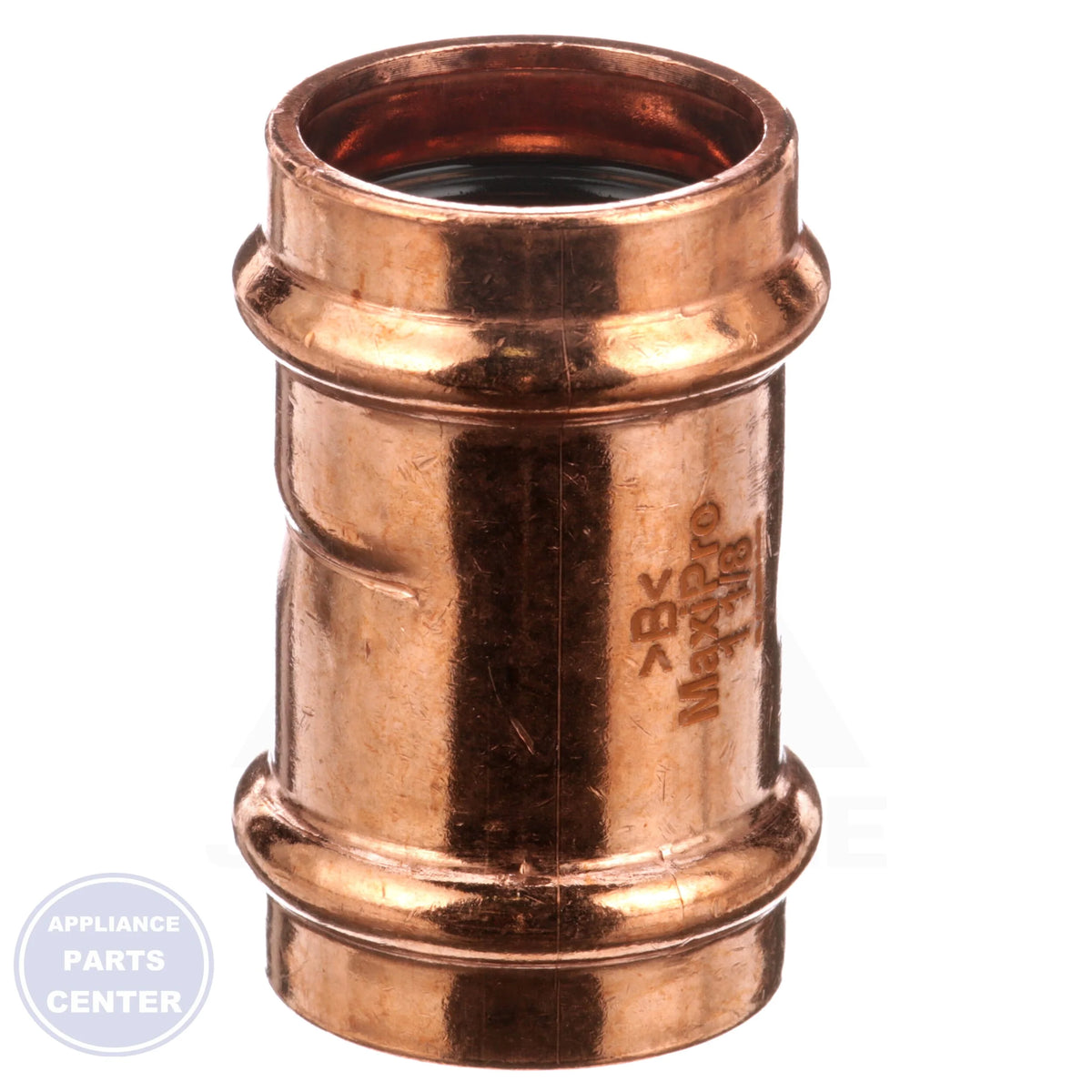 ZOOMLOCK® MAX Press-to-Connect Refrigerant Fitting MZK-C18-HNBR - Side view with 1-1/8" coupling