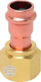 ZOOMLOCK® MAX Press-to-Connect Refrigerant Fitting MZK-F8-HNBR - Main view showing secure leak-free connections for various models