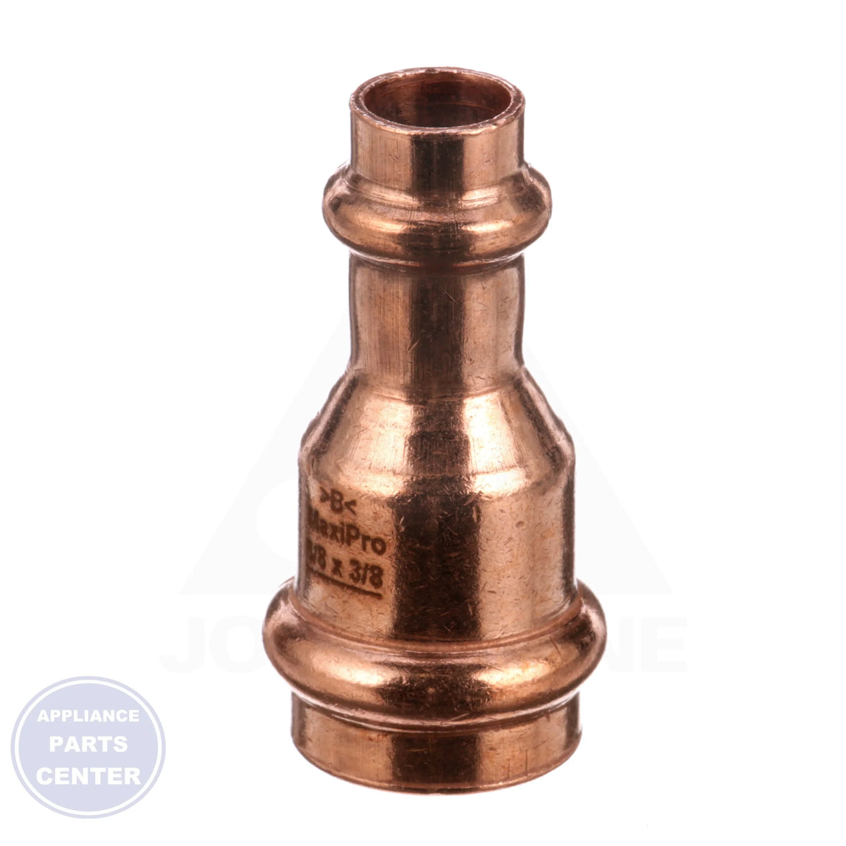 ZOOMLOCK® MAX Press-to-Connect Refrigerant Fitting MZK-R106-HNBR - Side view with 5/8" X 3/8" reducer