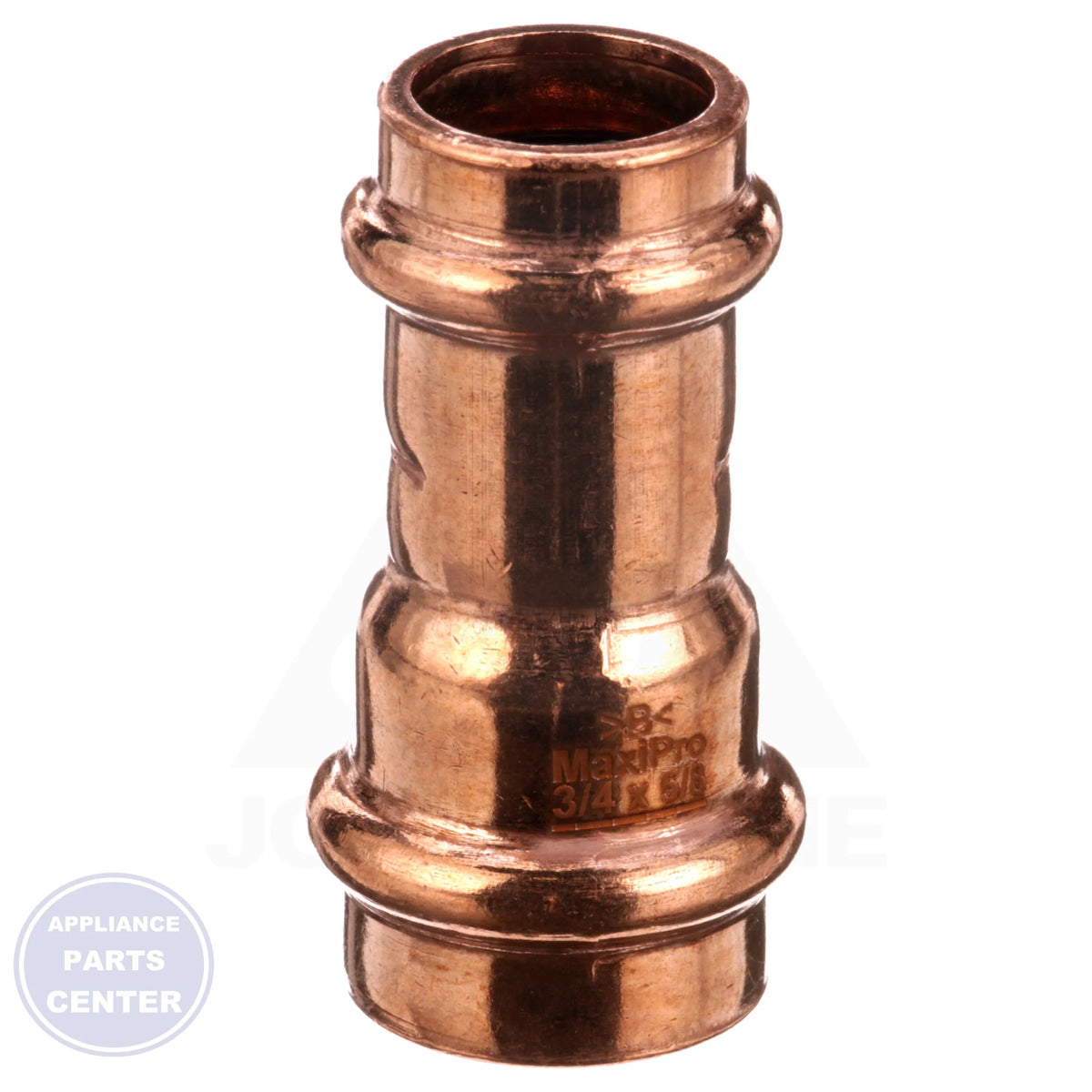 MZK-R1210-HNBR - Side view with 3/4" x 5/8" reducer specs