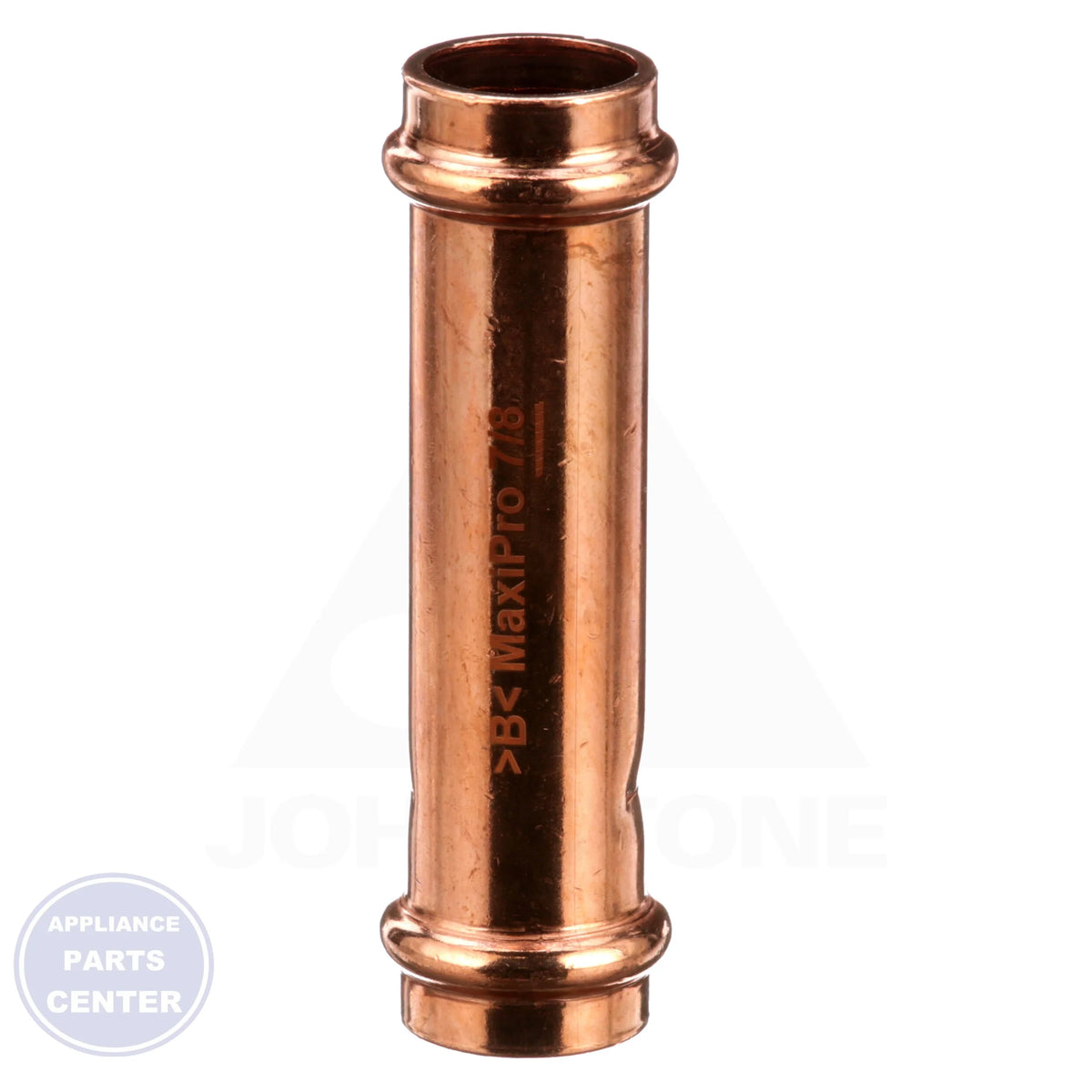 ZOOMLOCK® MAX Press-to-Connect Refrigerant Fitting MZK-RC14-HNBR - Side view with 7/8" Slip Coupling specs