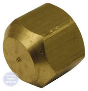[Brand] Heavy Flare Fitting Cap N5-8 - Main view showing secure seal for copper, brass, steel, and plastic tubes