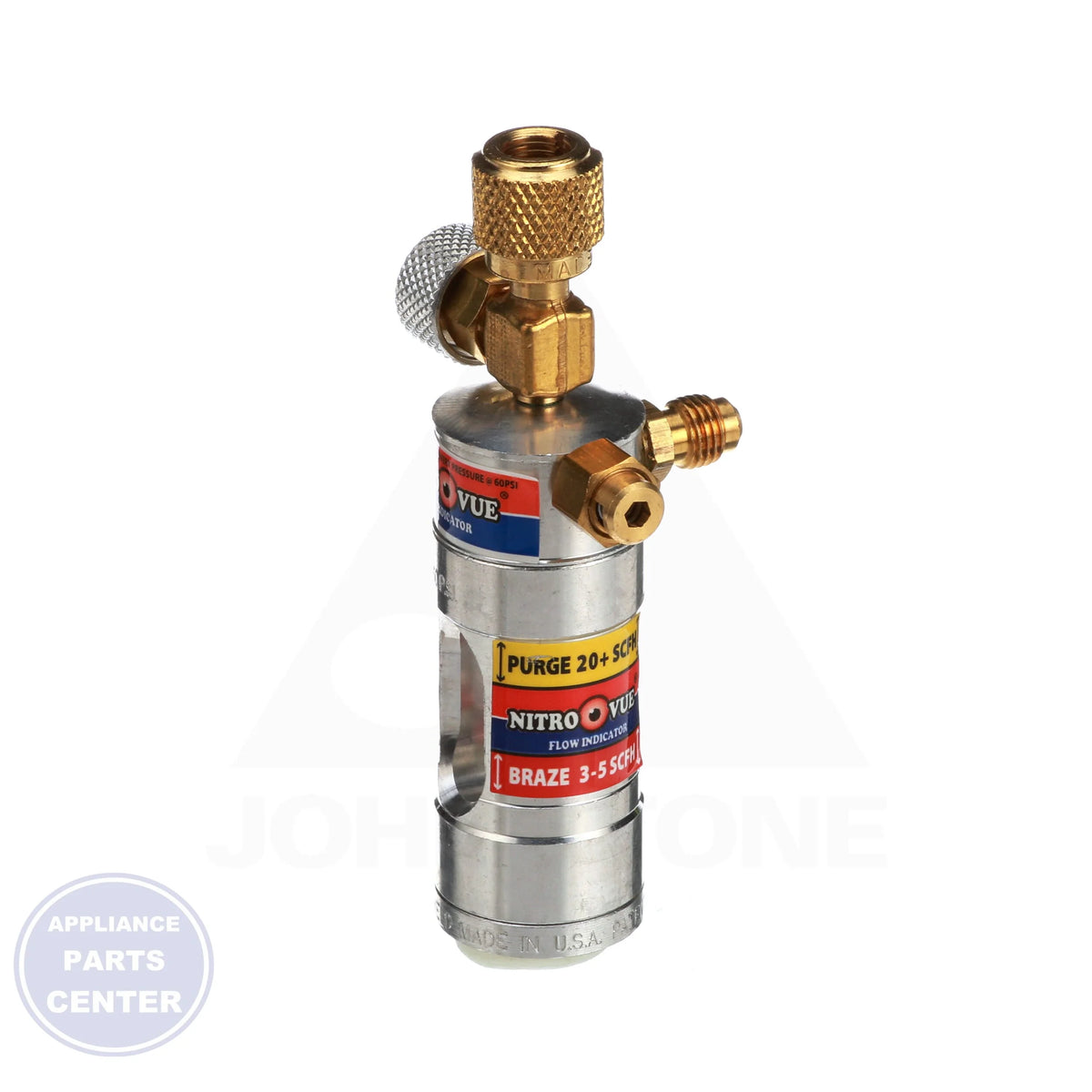 NitroVue™ Flow Indicator NV1 - Detailed view of safety blow off feature