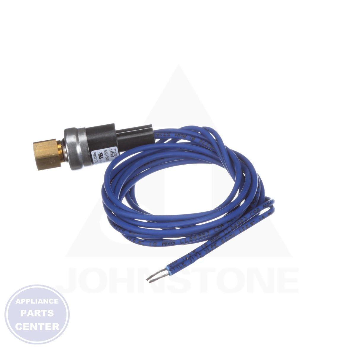 Pressure Control P100AP-12C - Detailed view of 50 PSI cut-in and 25 PSI cutout