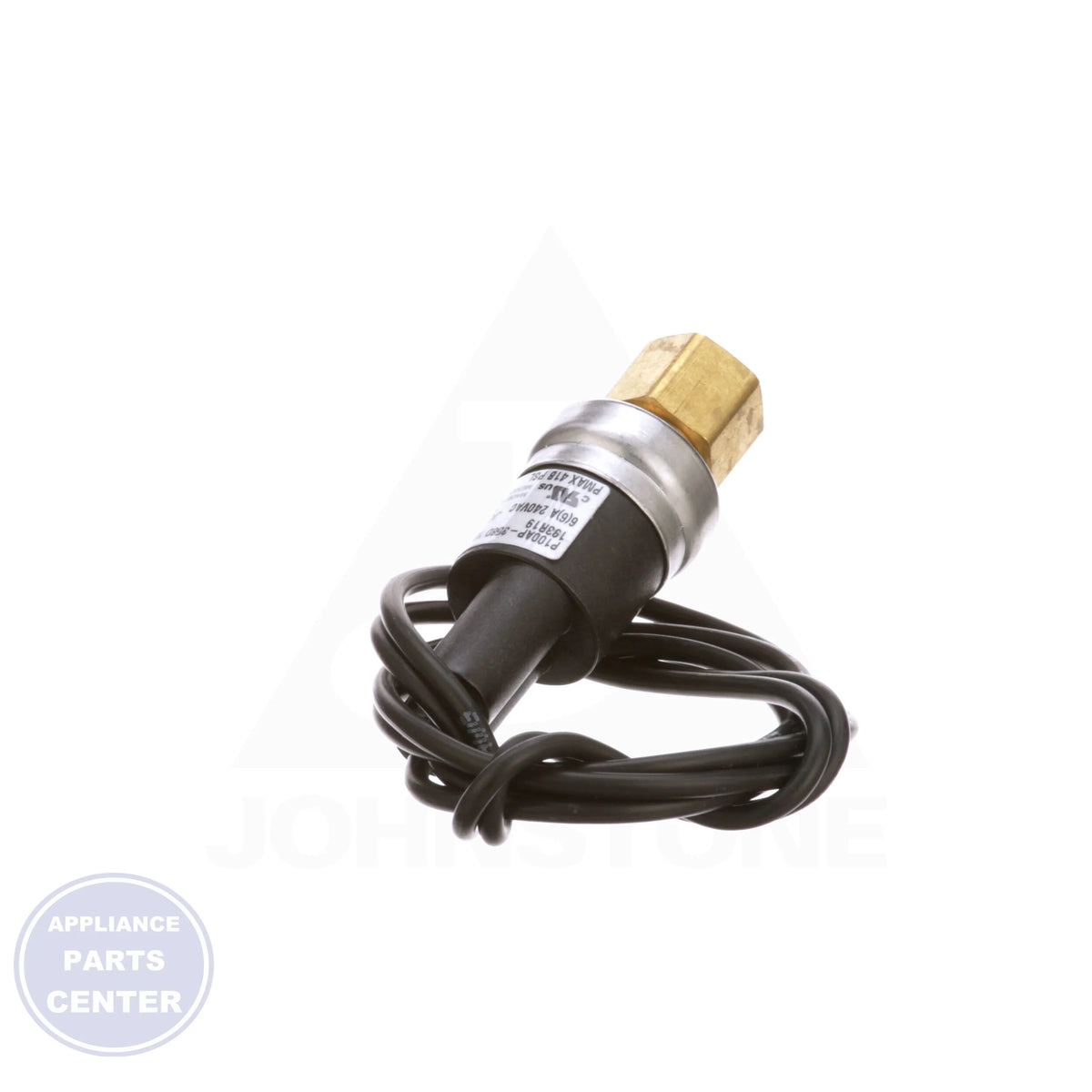 Pressure Control P100AP-358C - Side view with electrical specifications