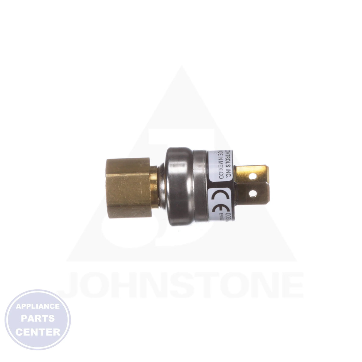 Pressure Control P100AP-362C - Side view with 1/4" diameter female flare pressure port