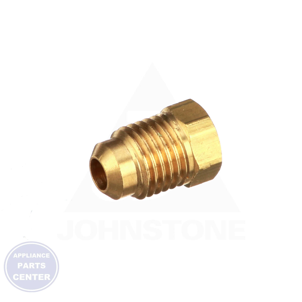 Flare Fitting Plug P2-4 - Side view with 1/4" SAE specifications