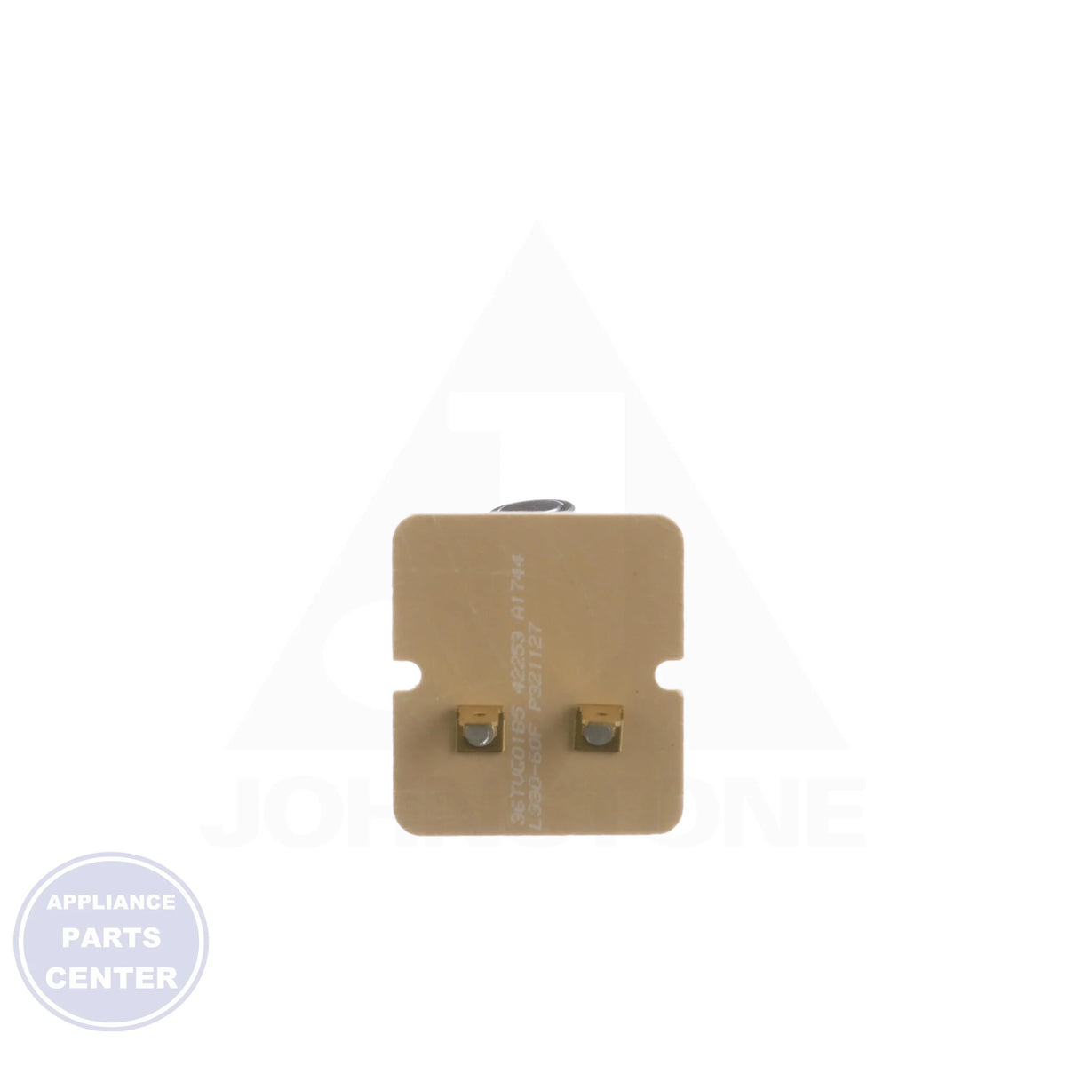 Vent Limit Switch P321127 - Side view with 330°F cutoff specs