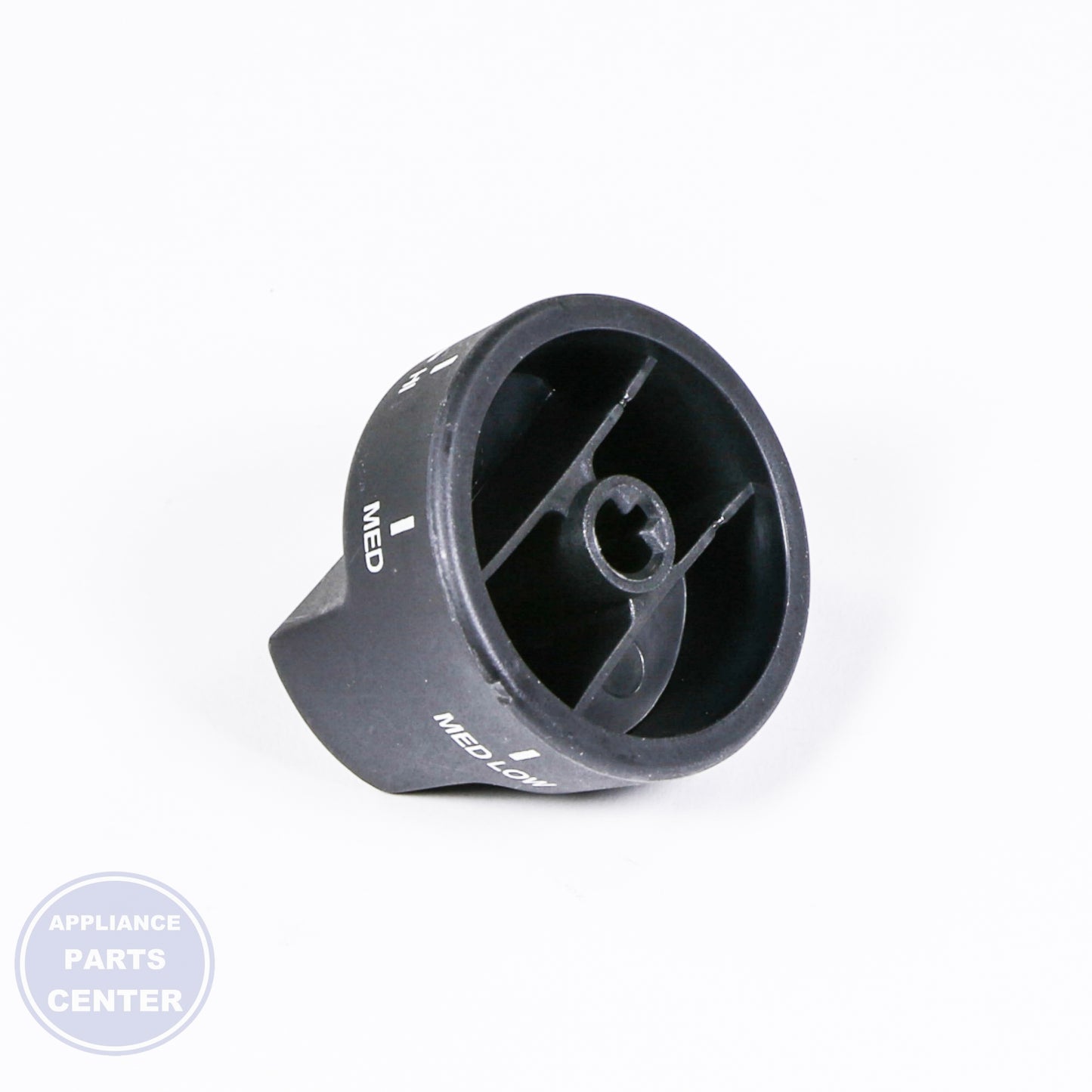 PA010034 TOP BURNER KNOB BLACK - Detailed view of durable material