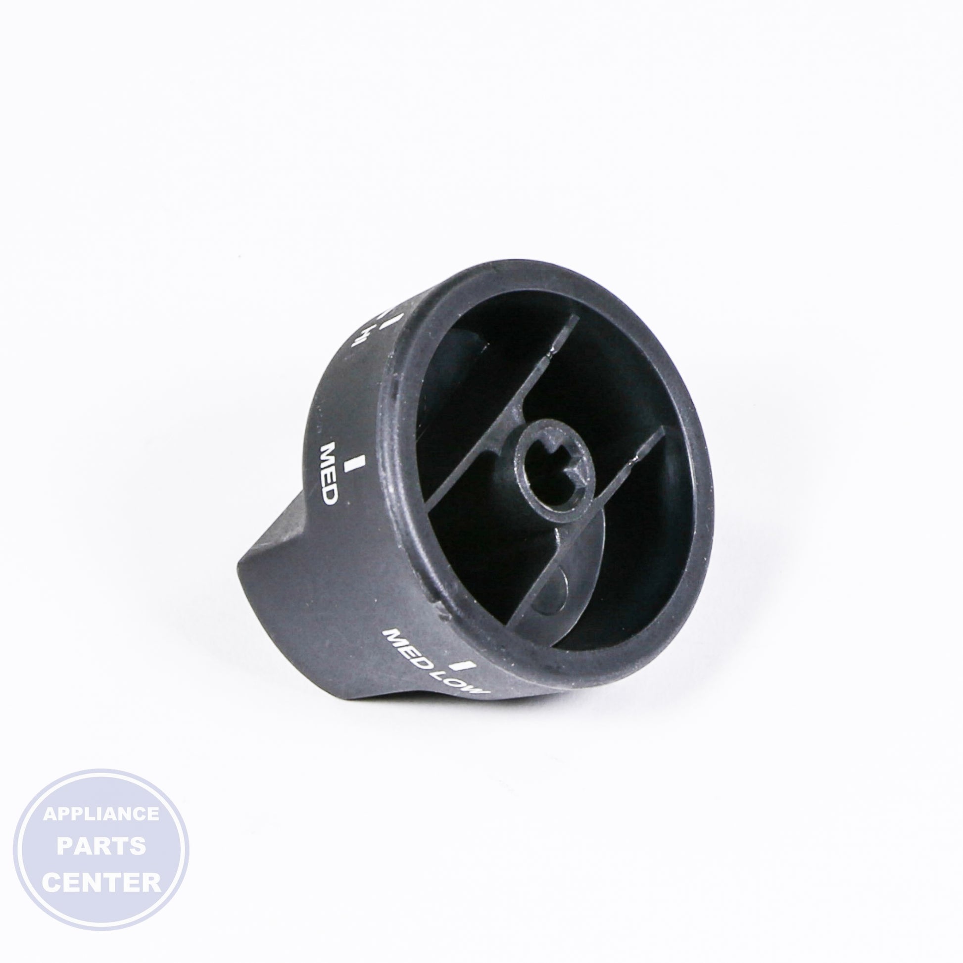 PA010034 TOP BURNER KNOB BLACK - Detailed view of durable material