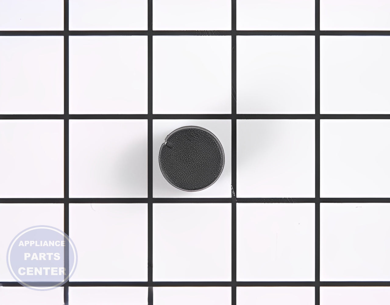 Knob Dial Button PA010071 - Main view showing precise measurements for Whirlpool, GE, and Samsung models