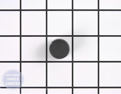 Knob Dial Button PA010071 - Main view showing precise measurements for Whirlpool, GE, and Samsung models