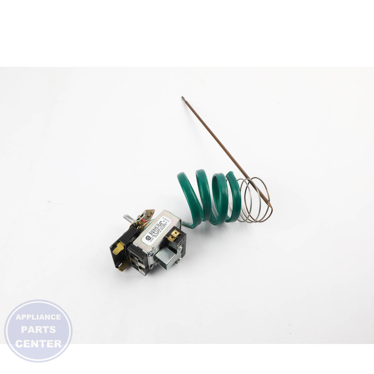 PB010186 THERMOSTAT SELF-CLEAN - Side view with specific temperature range