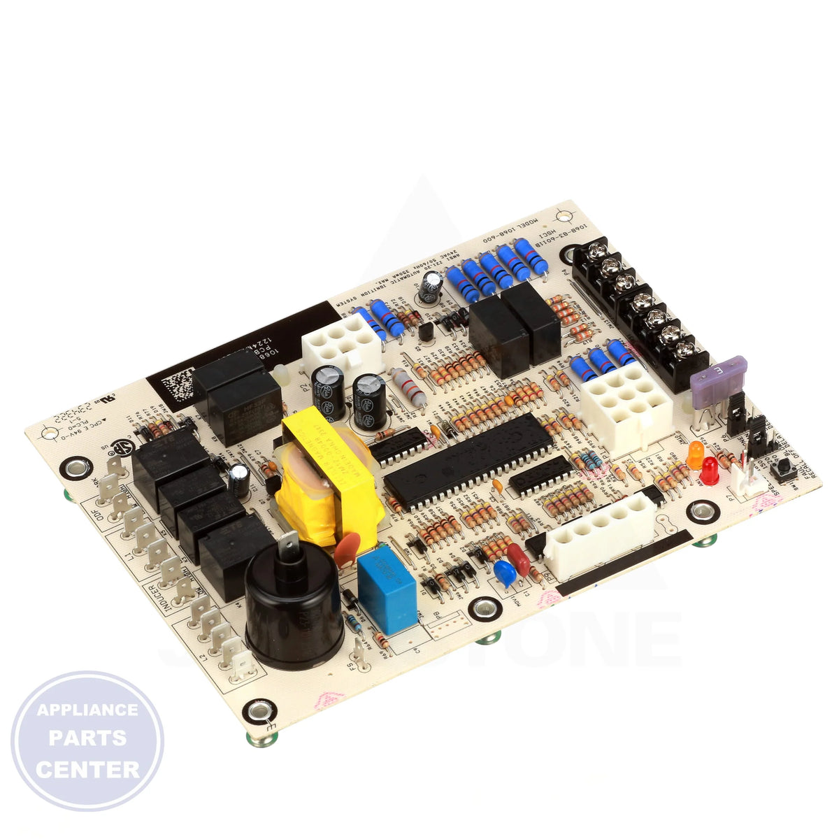 Control Board PCBAG127S - Side view with precise measurements