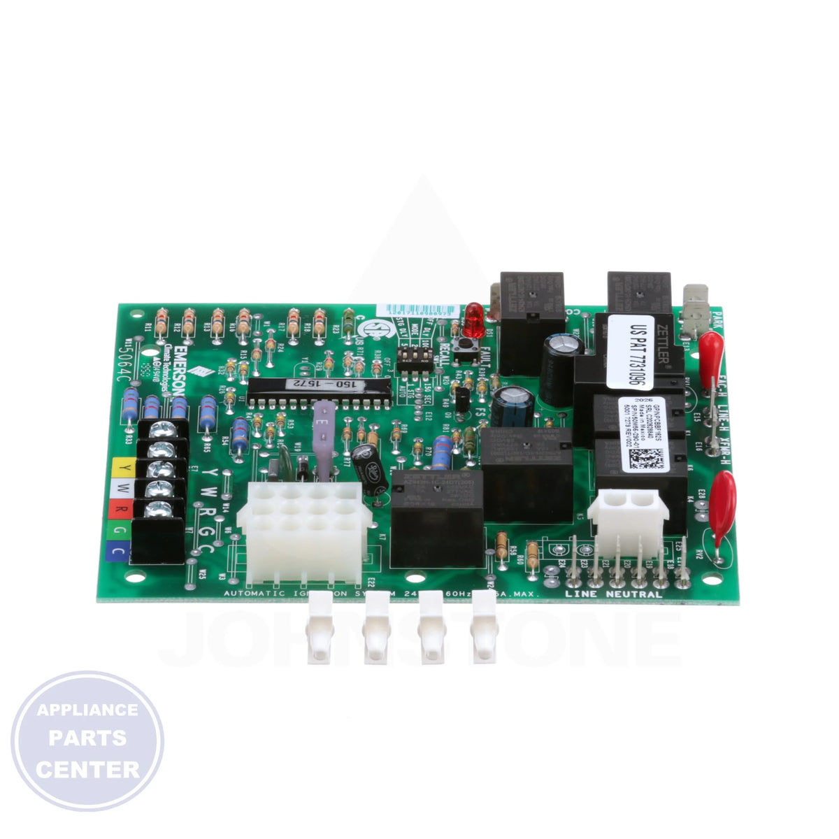 Control Board PCBBF162S - Detailed view of circuit board technical details
