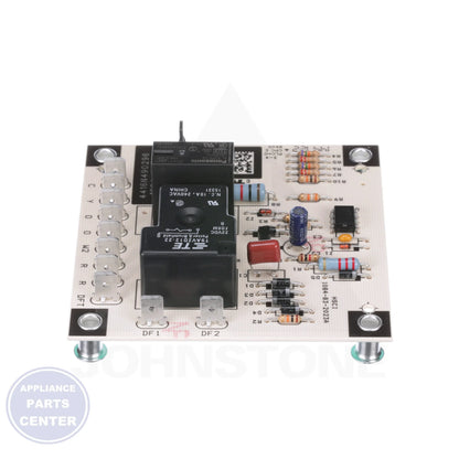 Defrost Control Board PCBDM101S - Side view with detailed measurements and specs