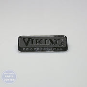 VIK PE010016 LOGO BADGE-BLACK AND CHROME - Main view showing sleek chrome and black finish for VIK models