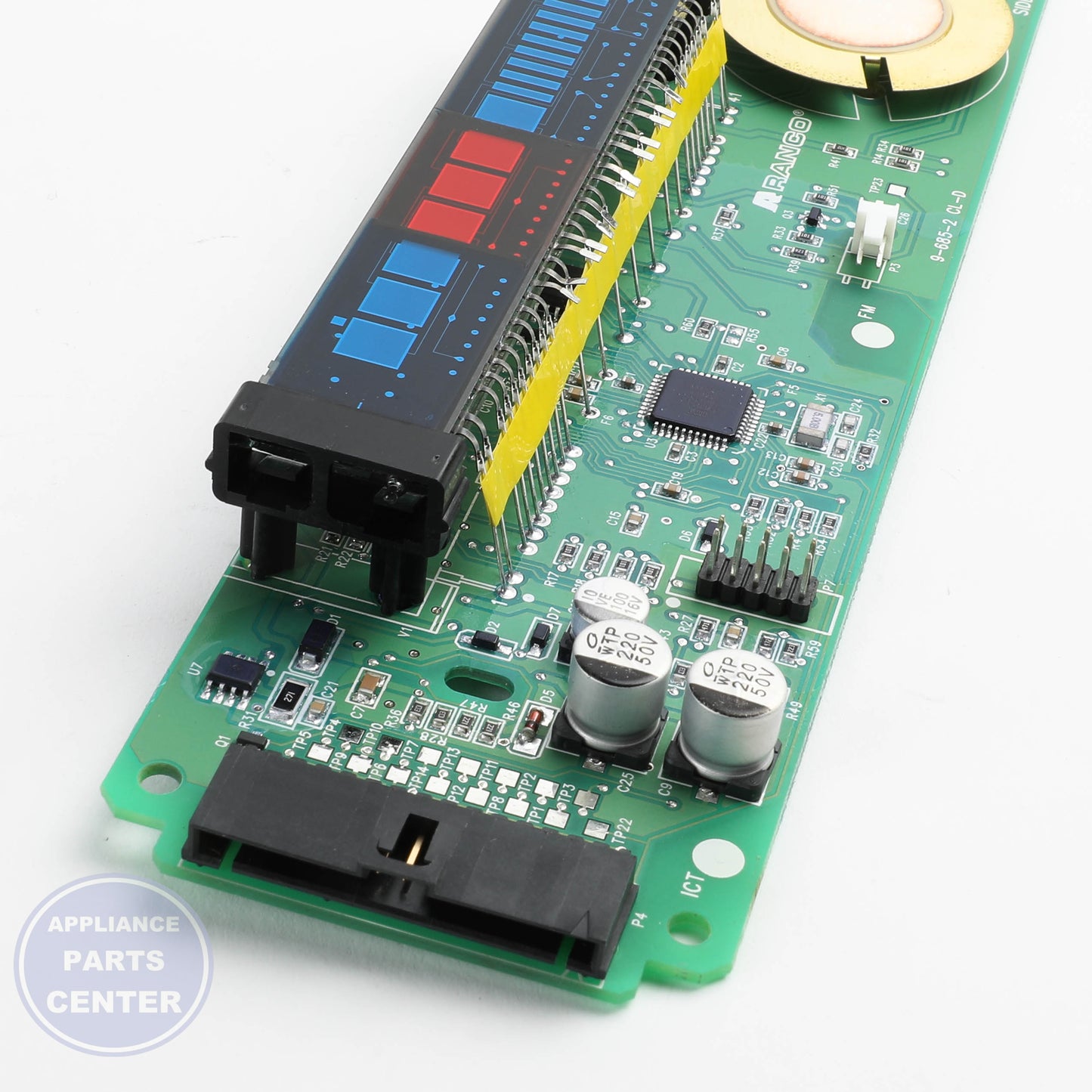 VIK PE070728 LOW VOLTAGE BOARD - Main view showing stable power distribution for PE970603 and PE970604