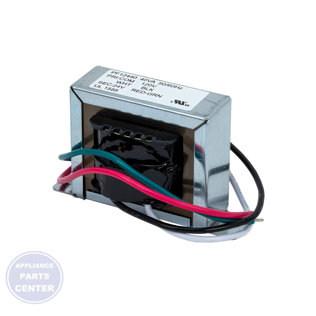 PACKARD FOOT MOUNT TRANSFORMER 120V TO 24V, 40VA - Installation in [specific model] showing mounting points