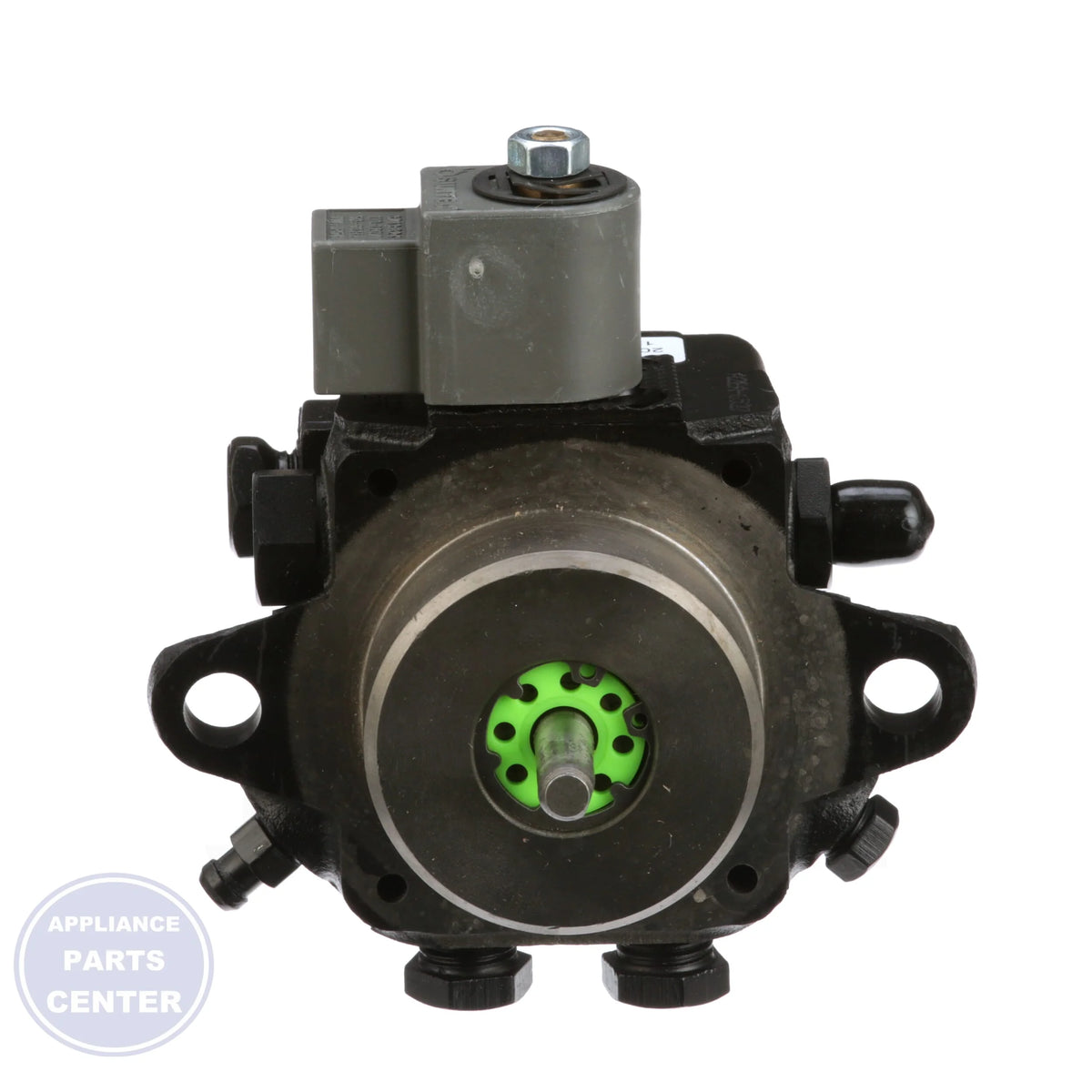 Cleancut Oil Pump PF20322U - Side view with universal compatibility up to 300,000 Btu