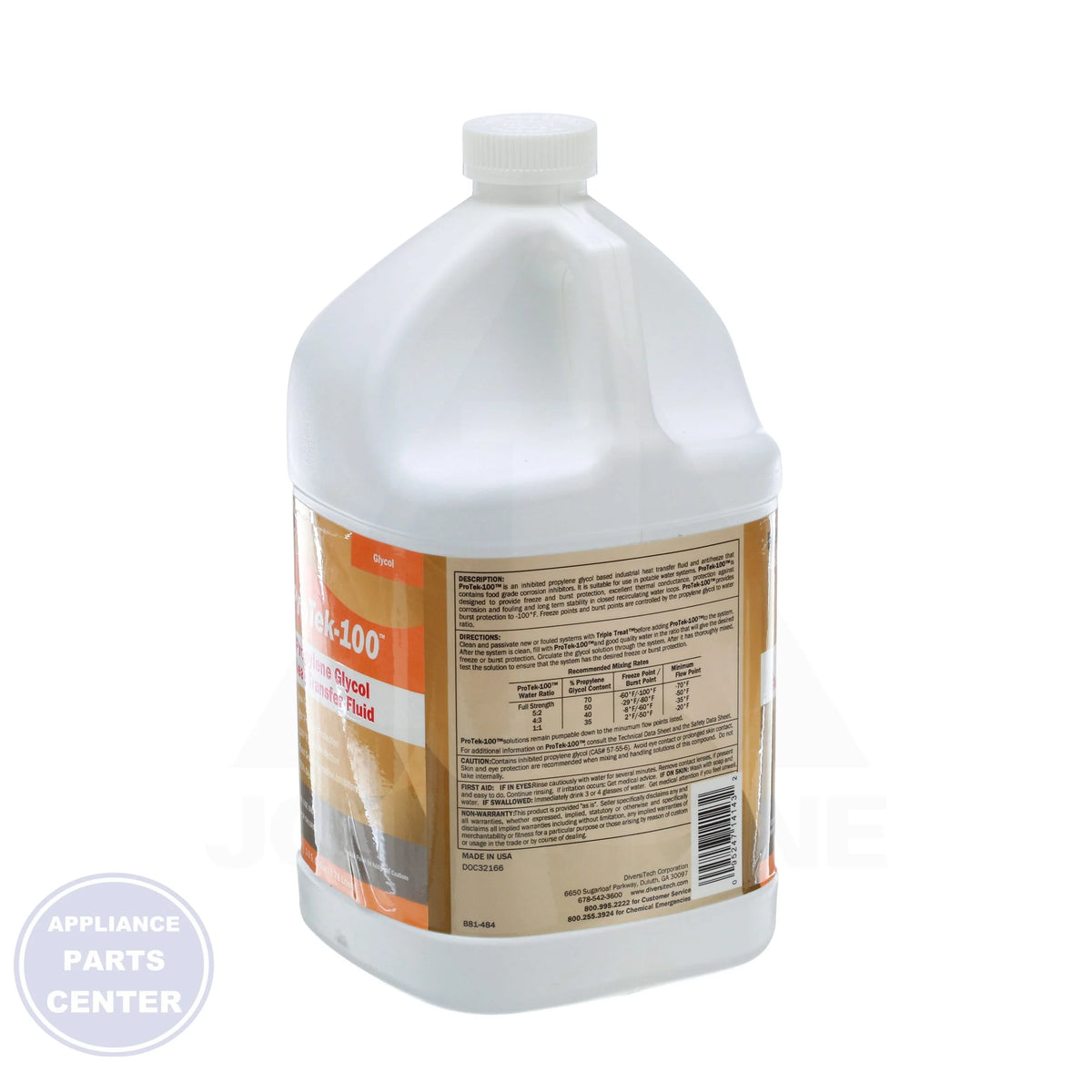 ProTek-100™ Glycol PG-100 - Detailed view of inhibited propylene glycol antifreeze