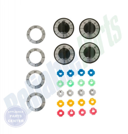 GEH BRNR KNOBS 4 - Main view showing precise heat control for specific models