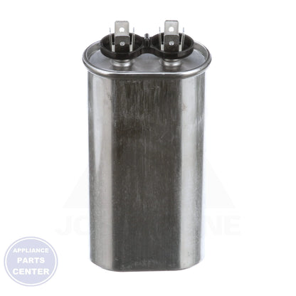 Motor Run Capacitor Oval POCF35A - Side view with 35 MFD capacitance and 4.25" height