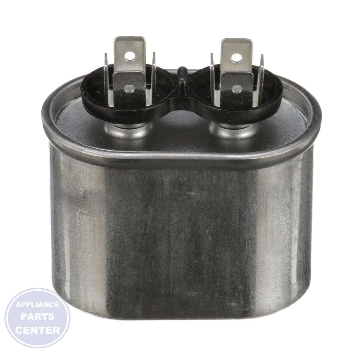 Titan HD™ Motor Run Capacitor Oval POCF3A - Side view with 1.56" height and 2.00" width