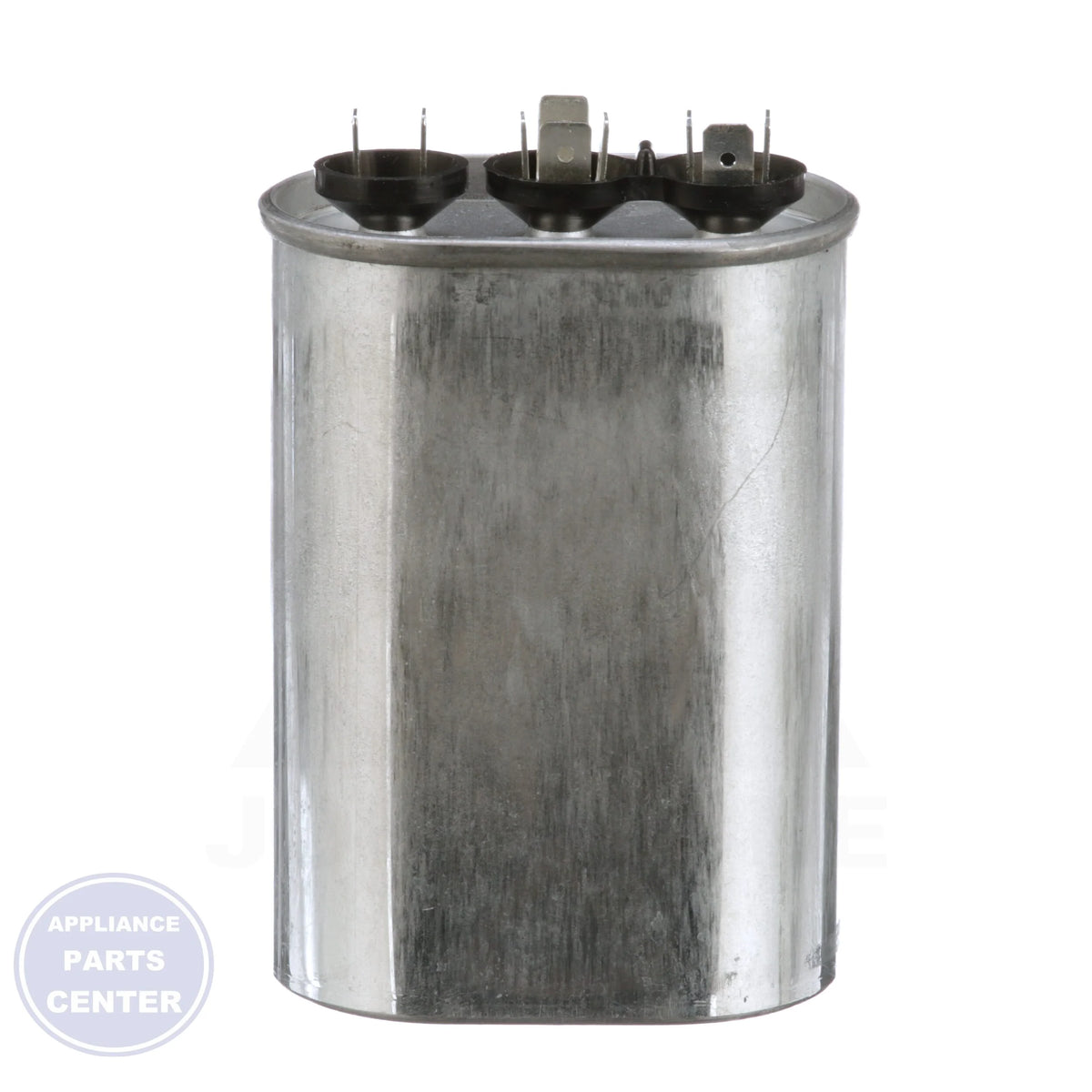 Titan HD™ Dual Rated Motor Run Capacitor Oval POCFD4575A - Side view with 4.75" height and 3.50" width