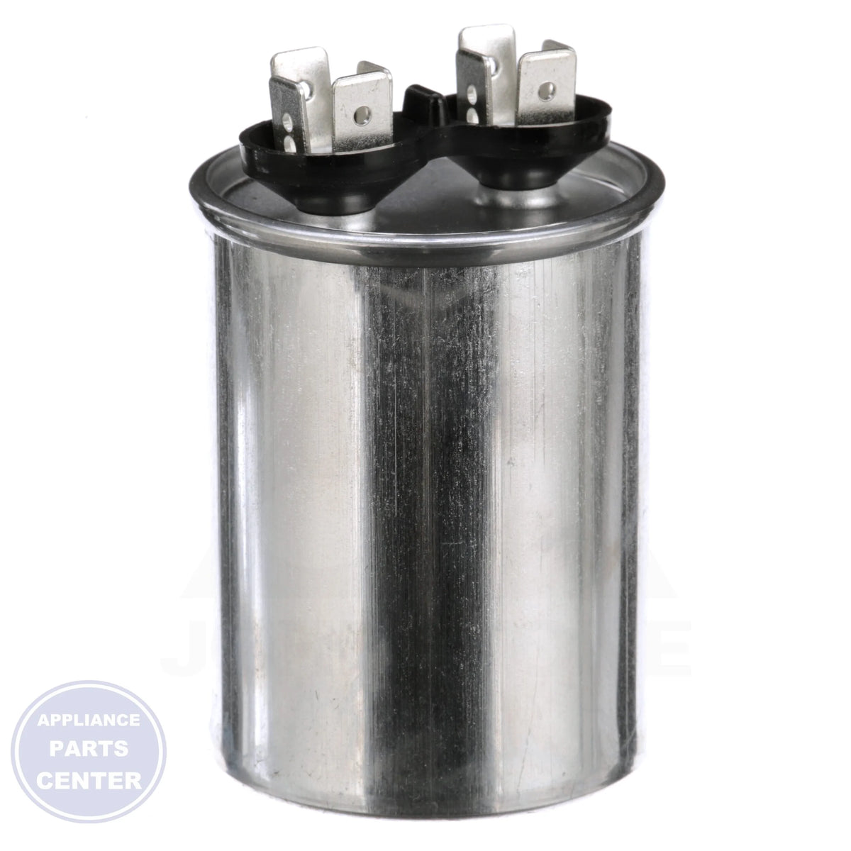 PRCF20A Motor Run Capacitor - Side view with a diameter of 1.75 inches and height of 3.75 inches
