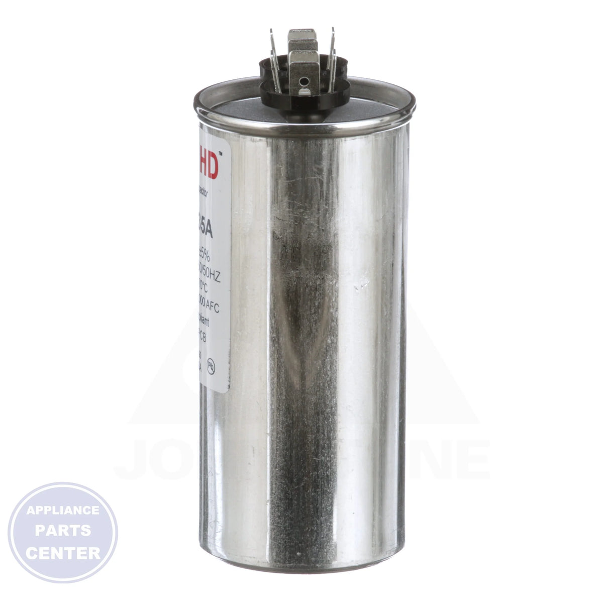 Titan HD™ Motor Run Capacitor Round PRCF35A - Detailed view of 35 MFD, 440 volt capacity