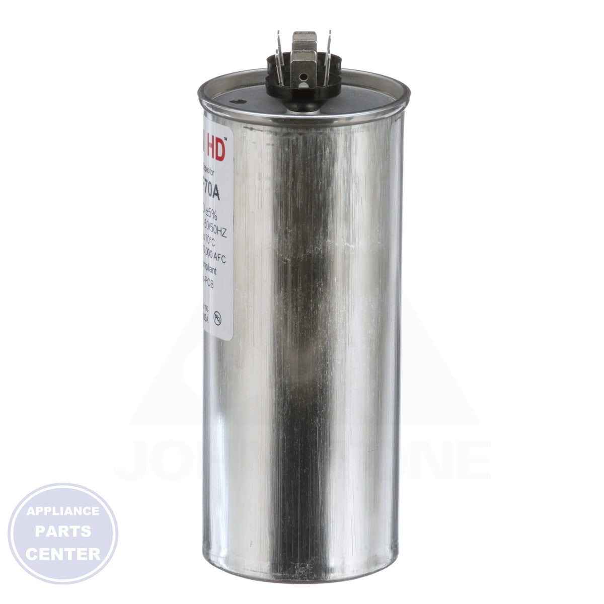 Titan HD Motor Run Capacitor Round PRCF70A - Detailed view of metalized polypropylene film technology