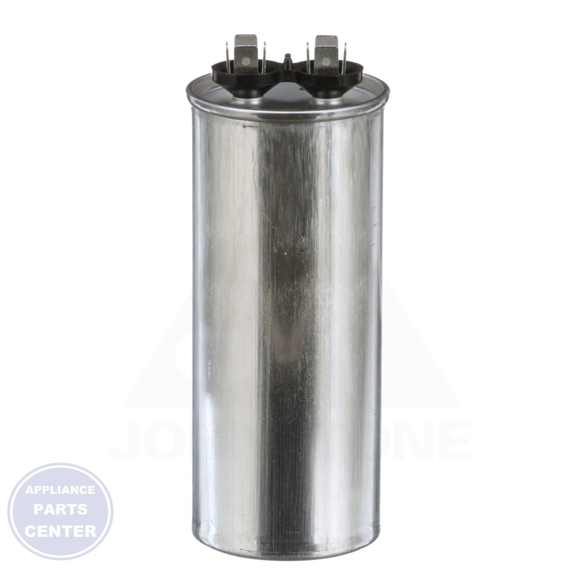 Titan HD Motor Run Capacitor Round PRCF70A - Side view with 2.50" diameter and 4.25" height