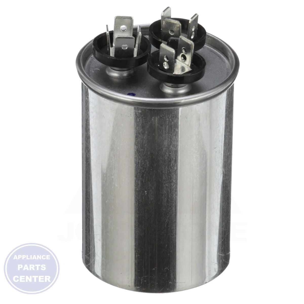 Dual Rated Motor Run Capacitor Round PRCFD305A - Side view with 2.0" Diameter and 3.25" Height