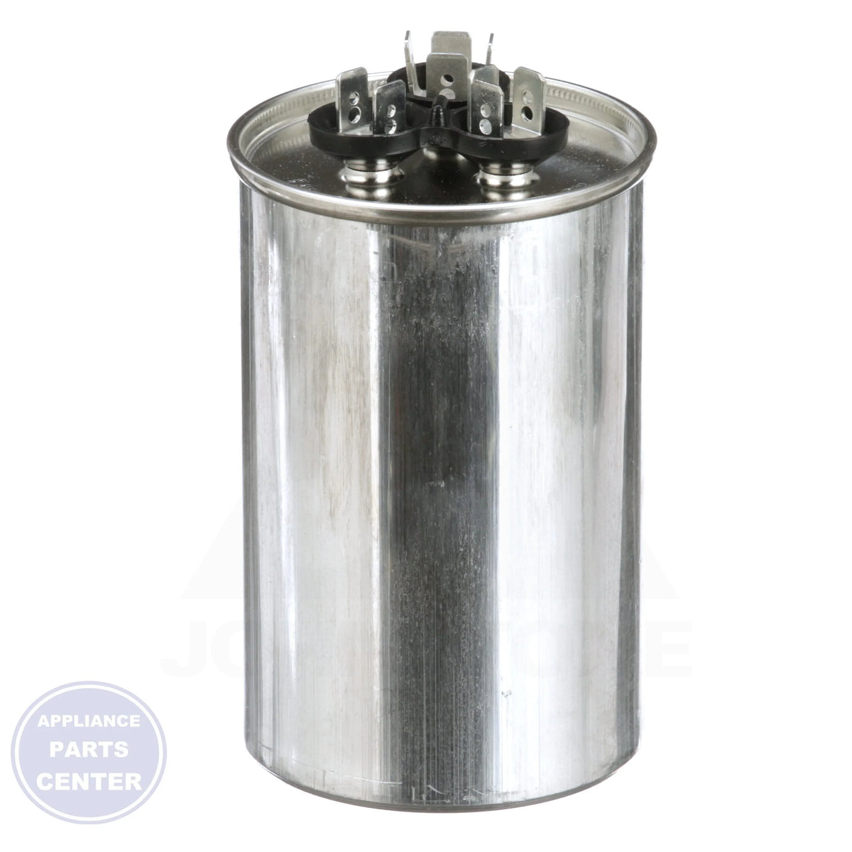 Dual Rated Motor Run Capacitor PRCFD7010A - Side view with 2.5" diameter and 4.75" height