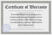 Coleman Evcon PRCPHPSS120LM - Main view showing extended warranty for specific models