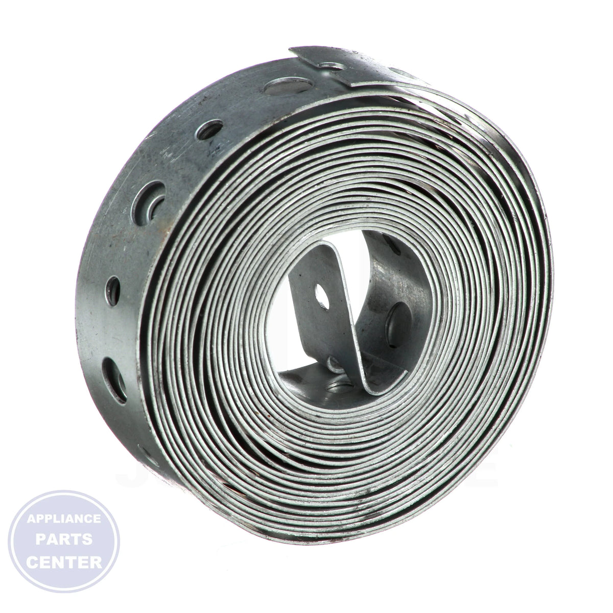 Perforated Steel Strap PS-10 - Side view with 24 gauge zinc-plated specs