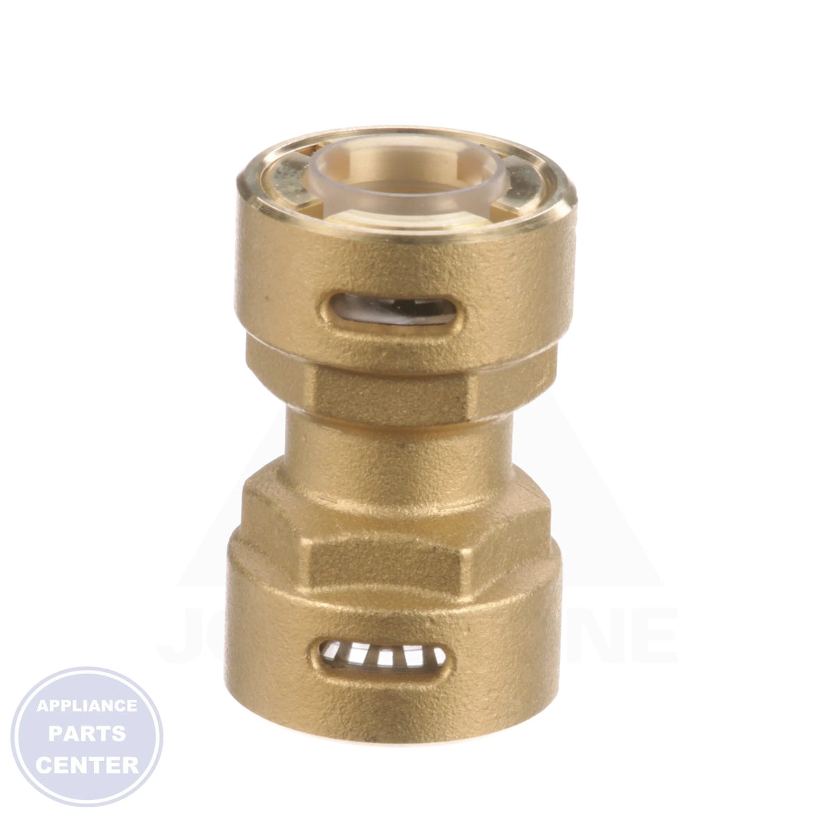 ZOOMLOCK® PUSH to Connect Removeable Refrigerant Fitting PZKPR-C12 - Side view with 3/4" coupling