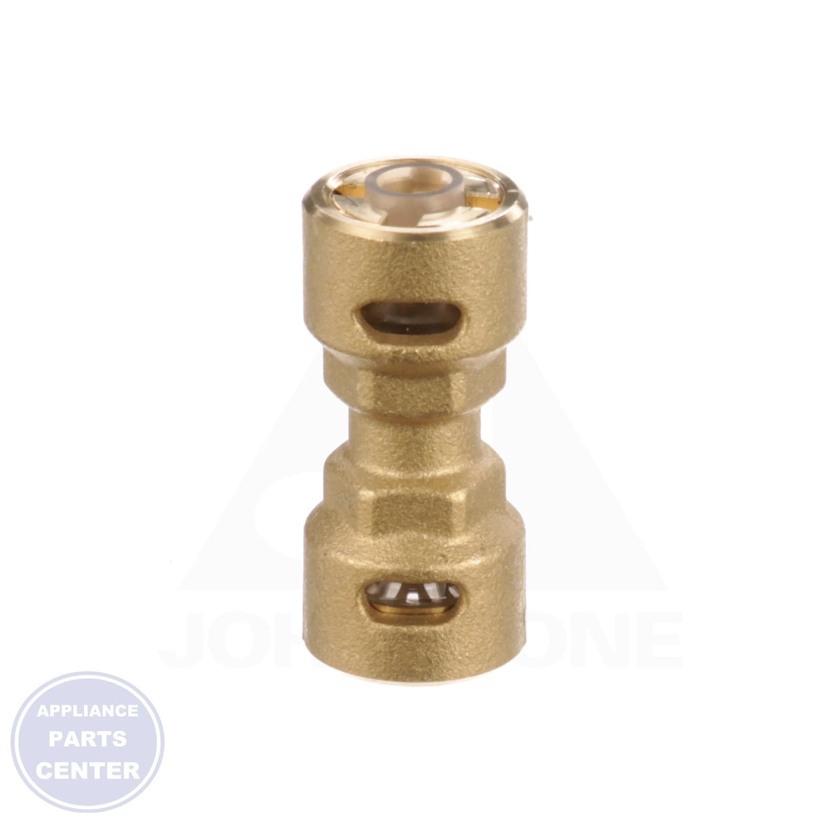 ZOOMLOCK® PUSH to Connect Removeable Refrigerant Fitting PZKPR-C4 - Side view with 1/4" coupling specs