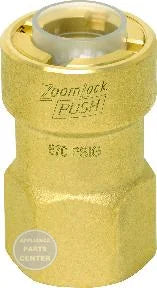 ZOOMLOCK® PUSH to Connect Removeable Refrigerant Fitting PZKPR-F10 - Main view showing quick connection feature for various models
