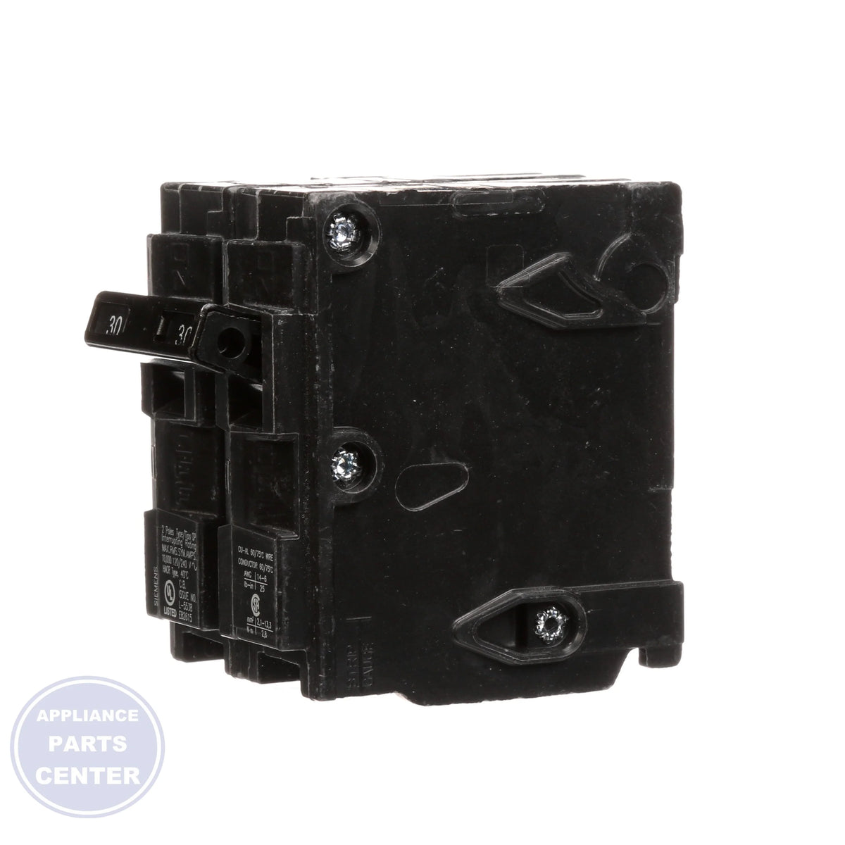 Circuit Breaker Q230 - Detailed view of 120/240 Volts and 2 poles