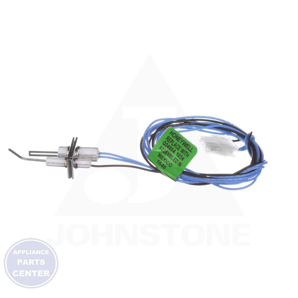 Igniter Q3400A1024 - Side view with precise measurements for optimal fit