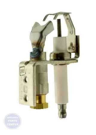 Honeywell Pilot Q345A1313 - Main view showing gas burner & control valve for Honeywell models