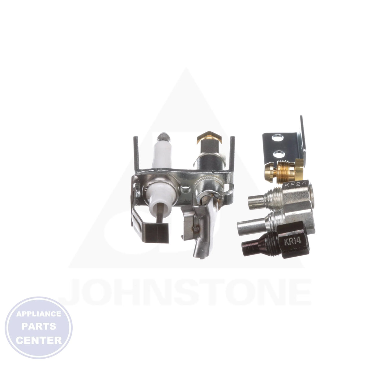 Universal Pilot Burner Q348U1009 - Side view with 1" measurements
